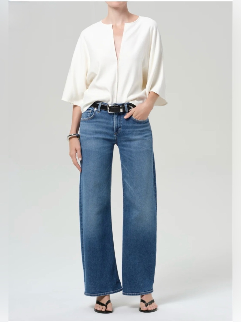 CITIZENS OF HUMANITY Nora Trouser Leg Jean in Benson